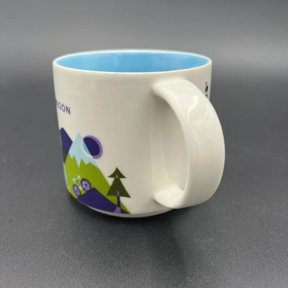 Starbucks Oregon You Are Here Coffee Mug Collector Series City 2017 14 oz - Picture 4 of 11